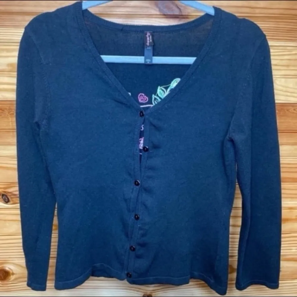 Y2K Victoria's Secret sexy little thing vintage 3/4 cardigan sweater medium - Image 8