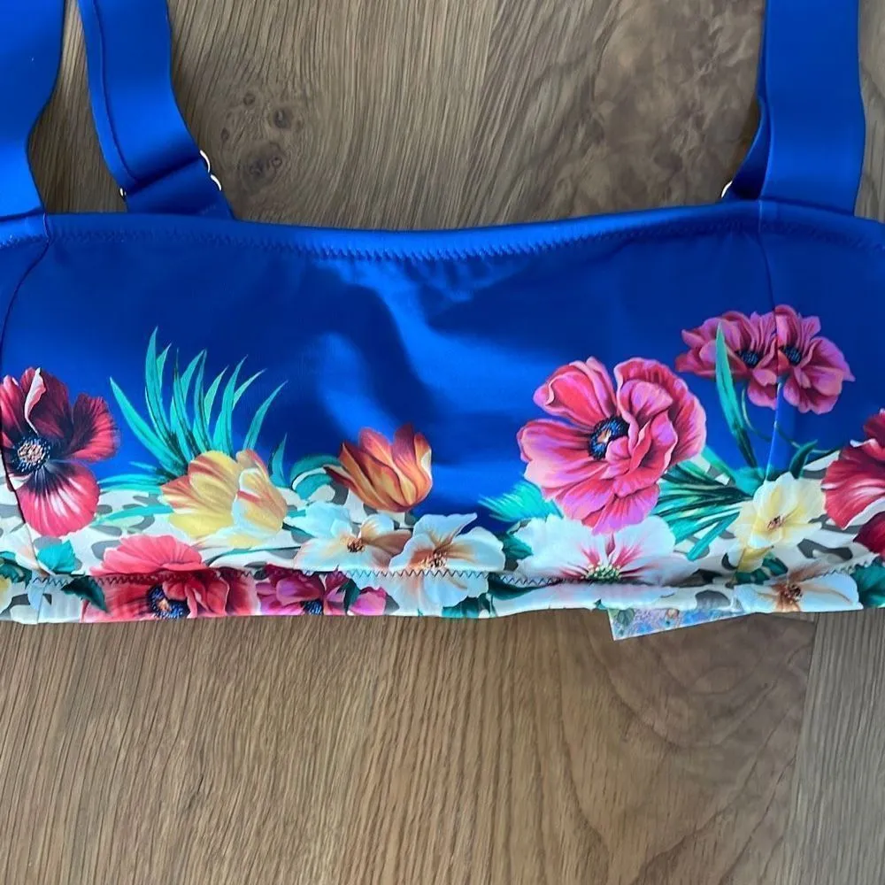 Johnny Was  FAE Bandeau Bikini Top Multi Small S New - Image 4