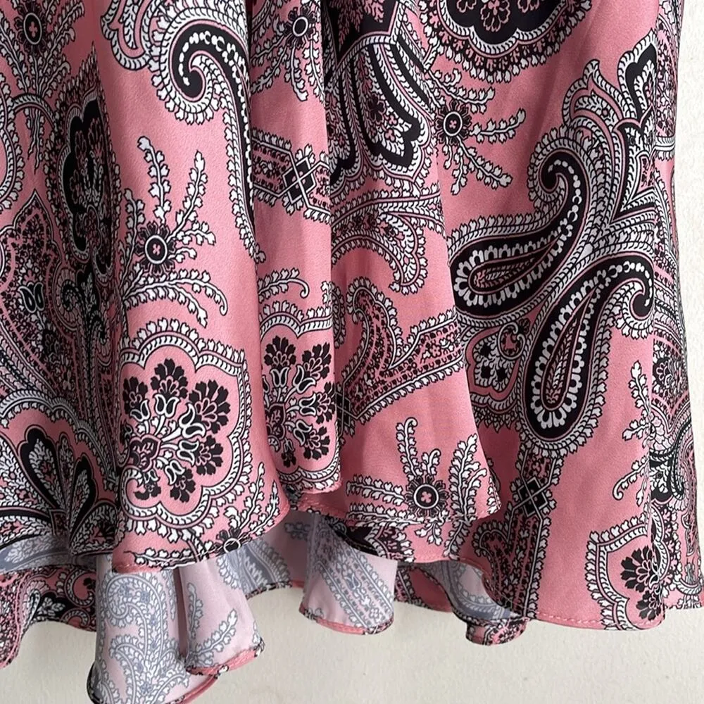 Caroline Constas Paisley Cami Pink Size XS - Image 8