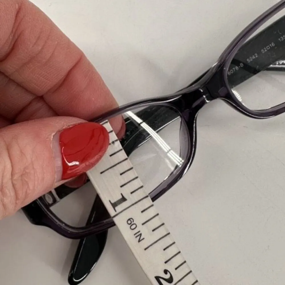 Ralph Lauren RL6078-B 5242 Womens Optical Havana Prescription Eyeglasses Purple - Image 6