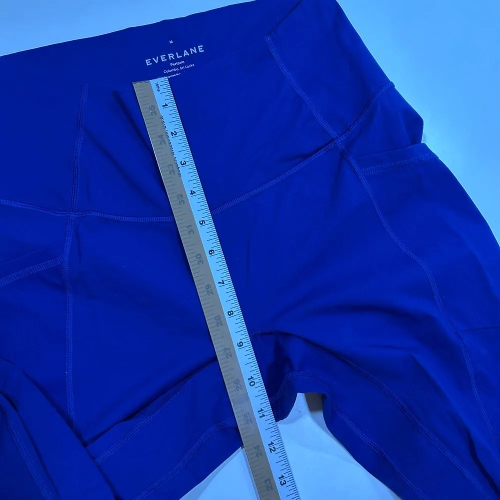 Everlane Perform Royal Blue High-Waisted Athletic Leggings Yoga Pants Womens Med - Image 7