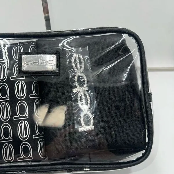 Bebe Three Bag Toiletry Travel Set Black - Image 3