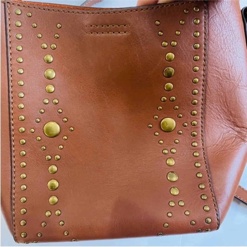 Frye studded leather crossbody bag NEW - Image 15