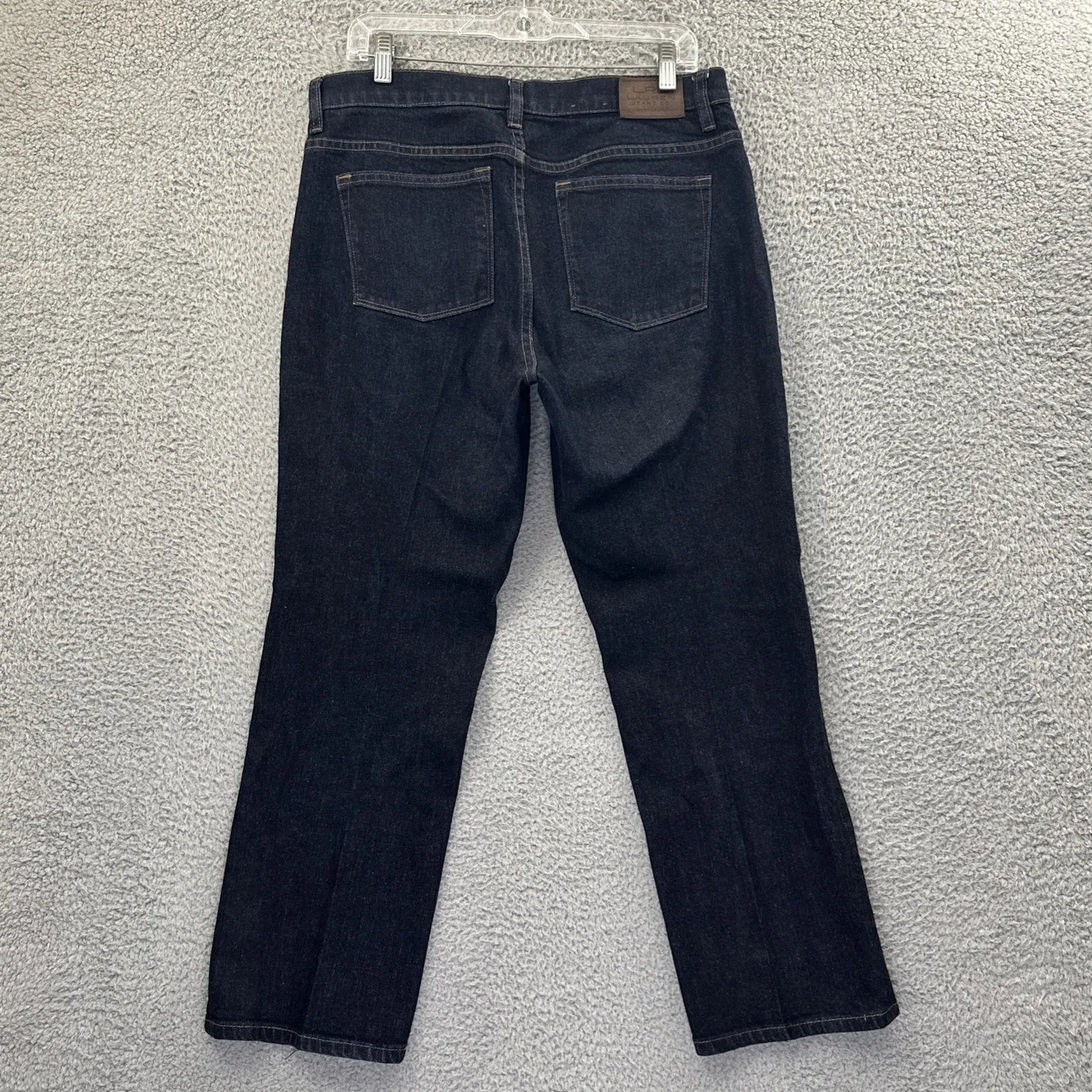 Lauren Ralph Lauren Classic Straight Jeans Mid Rise Preppy Women 12 Petite x 27 - Image 2