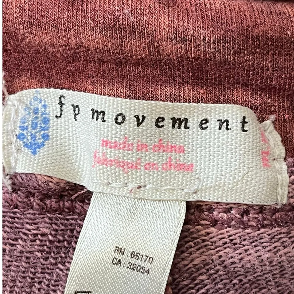 Free People Movement Kyoto Leggings Pink Colorblock Size Medium Drawstring Waist - Image 9