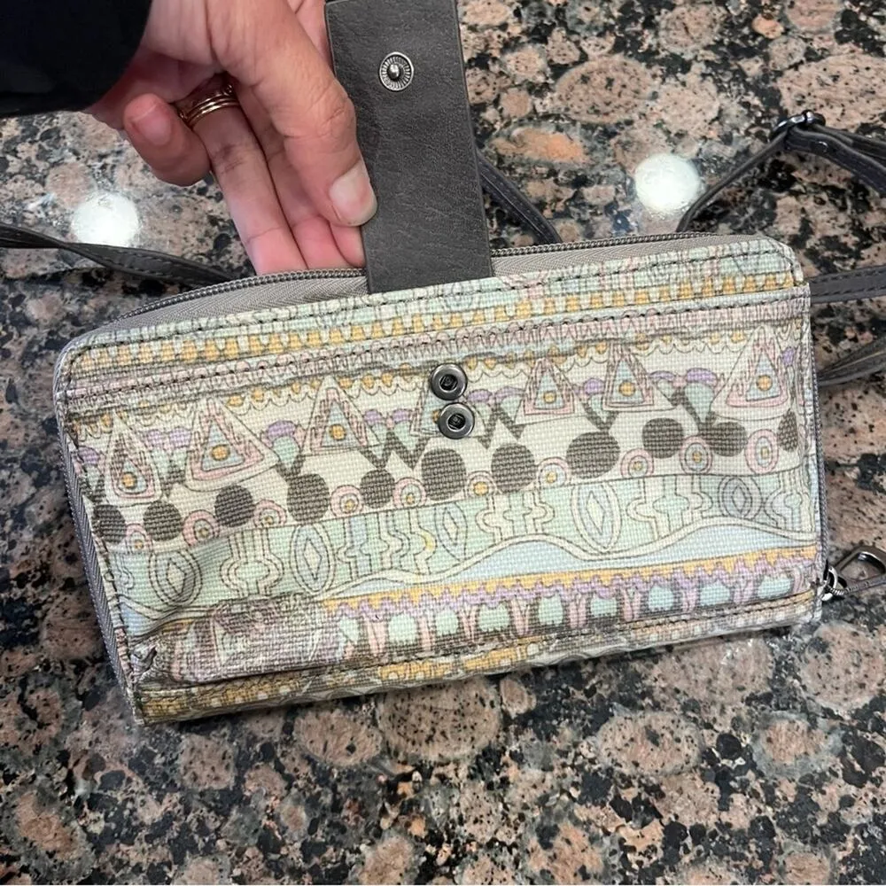 Sakroots One World Patterned Crossbody Wallet - Image 7