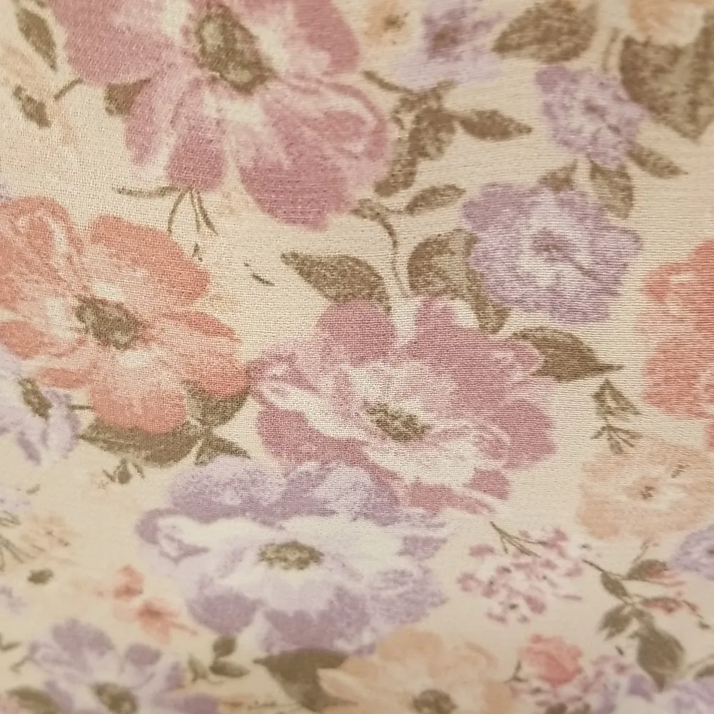 💕ASTR THE LABEL💕 Bow Tie Ruffle Dress ~ Pink Purple Floral Print Medium M NWT - Image 9