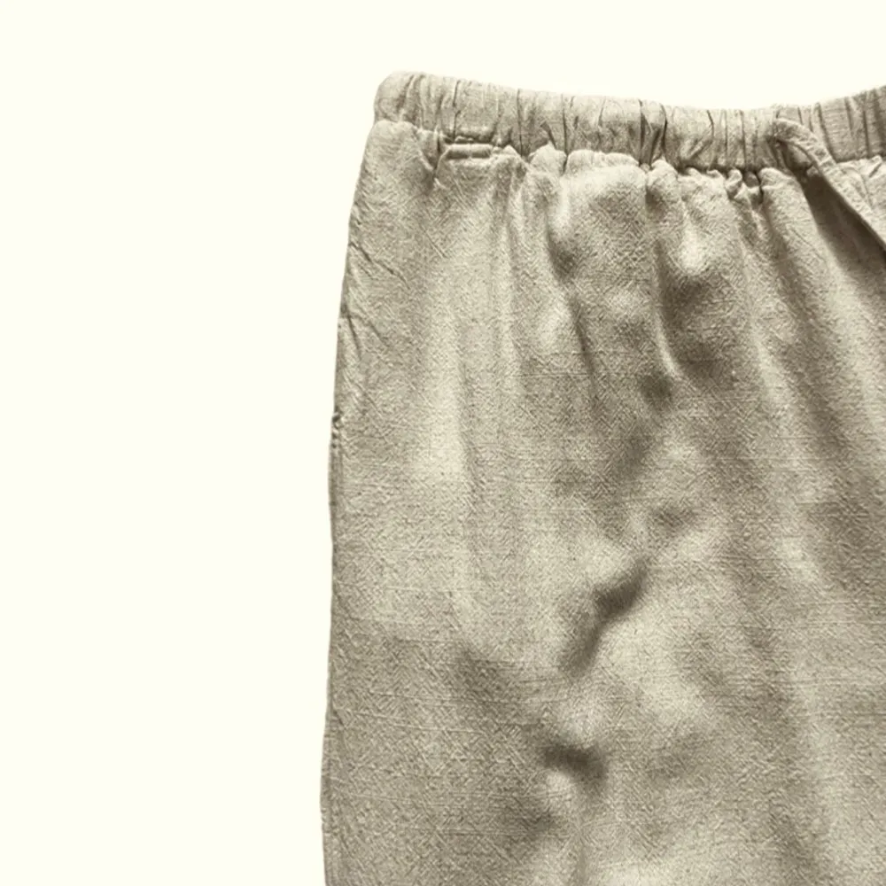 Iillusory linen/rayon blend wide leg pants White Size XL - Image 3