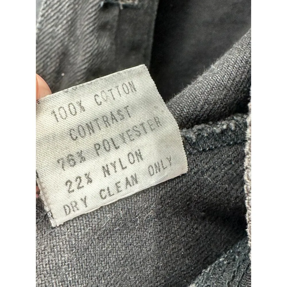 Georges Marciano Black Denim Button Down Jean Jacket Women's Size Small S - Image 10