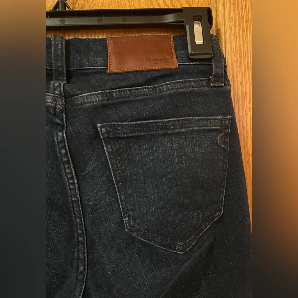 Madewell Skinny Skinny‎ On-Trend Zipper Hem Edgewater Wash Ankle Jeans Size 24 - Image 16