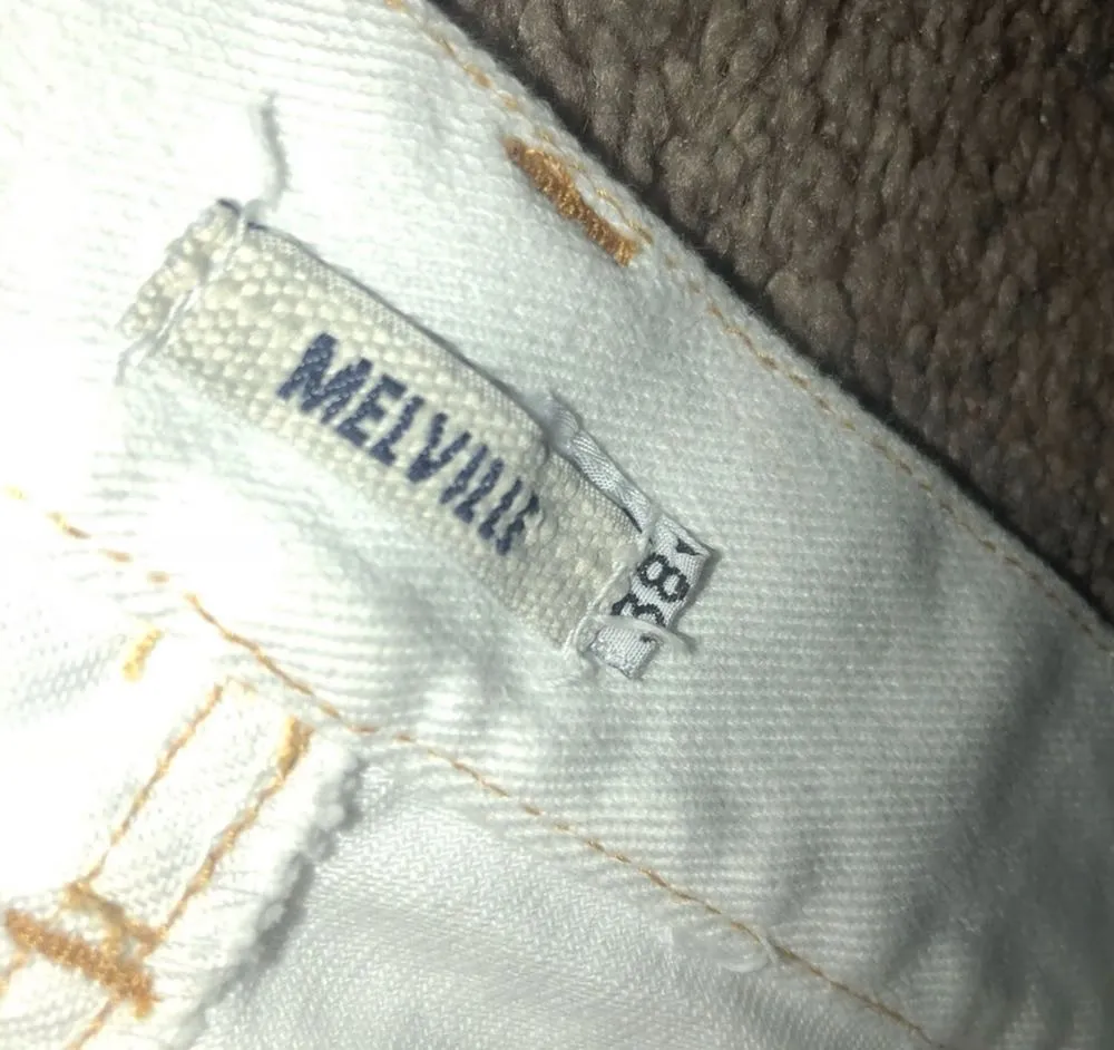 Brandy Melville White Jean Skirt  - Image 3