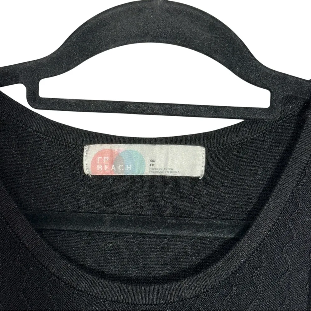 Free People Beach Black Eve Sweater Maxi Dress Womens XS - Image 6