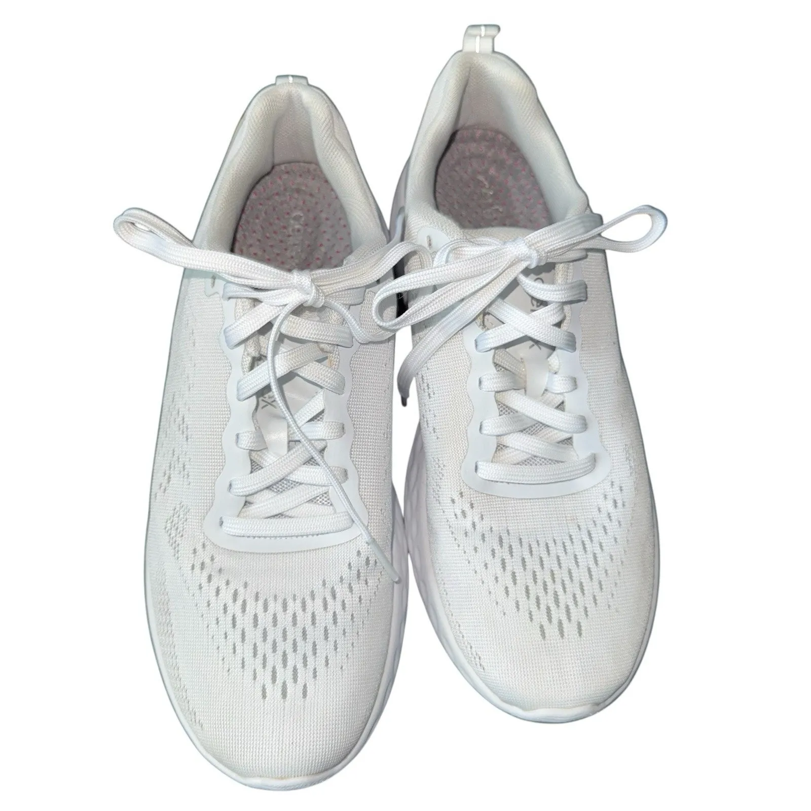 Aetrex Womens Danika Sneakers EU 39 US 8.5 White Athletic Comfort Platform - Image 5