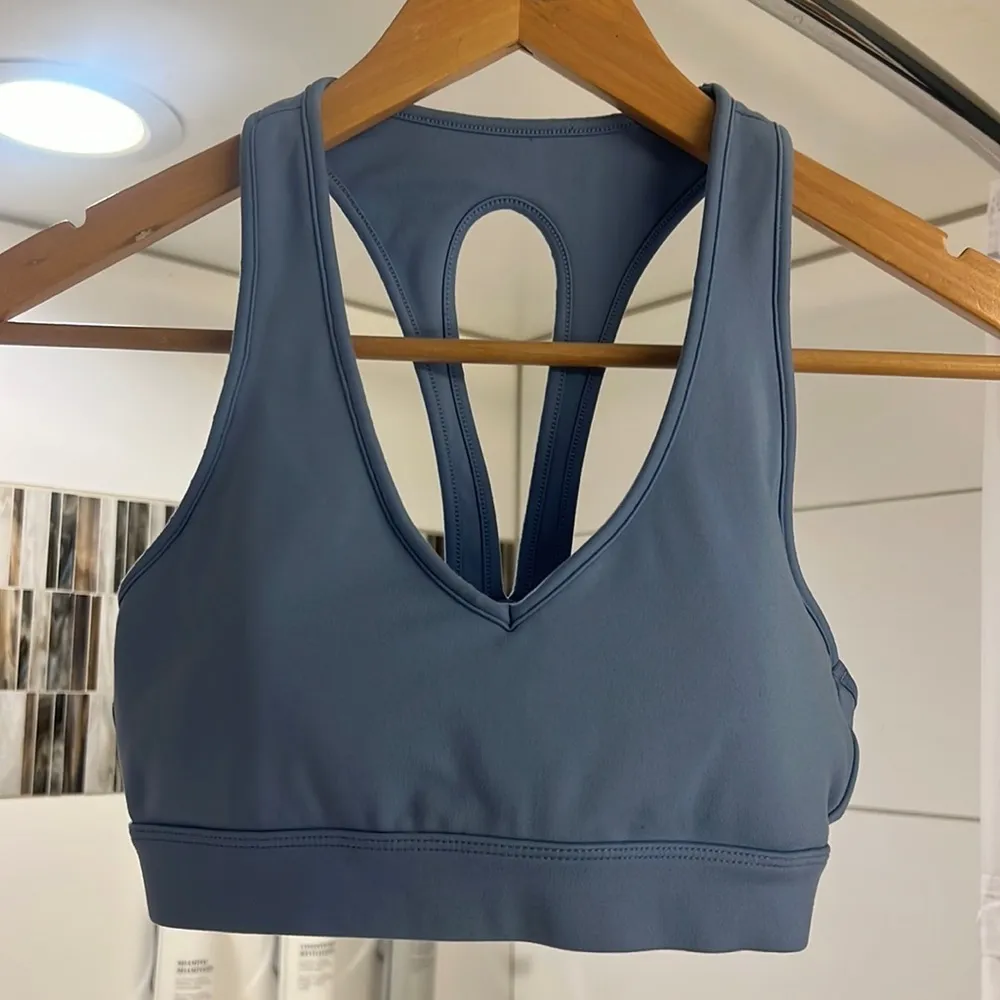 Carbon38 light blue colored sports bra - Image 11