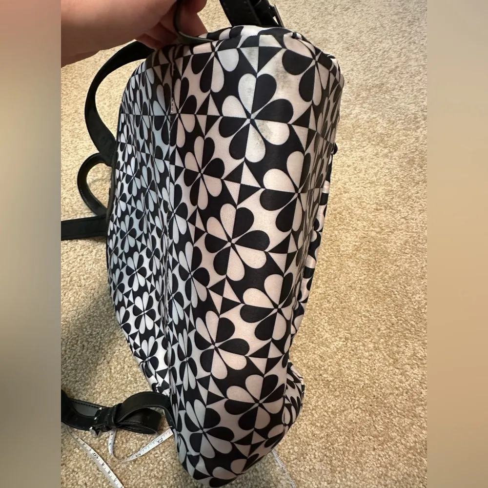 Kate Spade New York Karissa Large Nylon Clover Geometric Backpack - Image 14