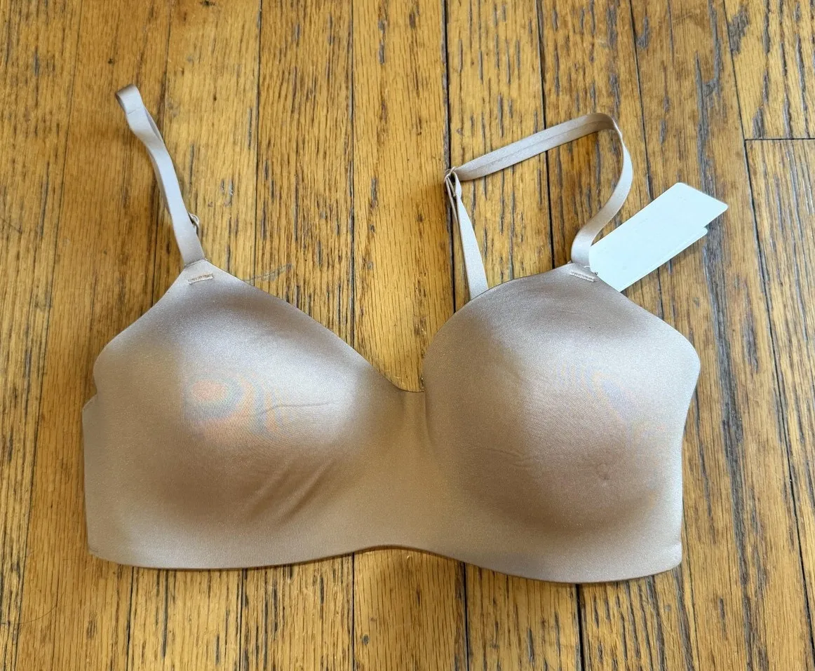 B.tempt'd By Wacoal Bra Womens 34D Nude Wire Free Smooth T Shirt Everyday - Image 1