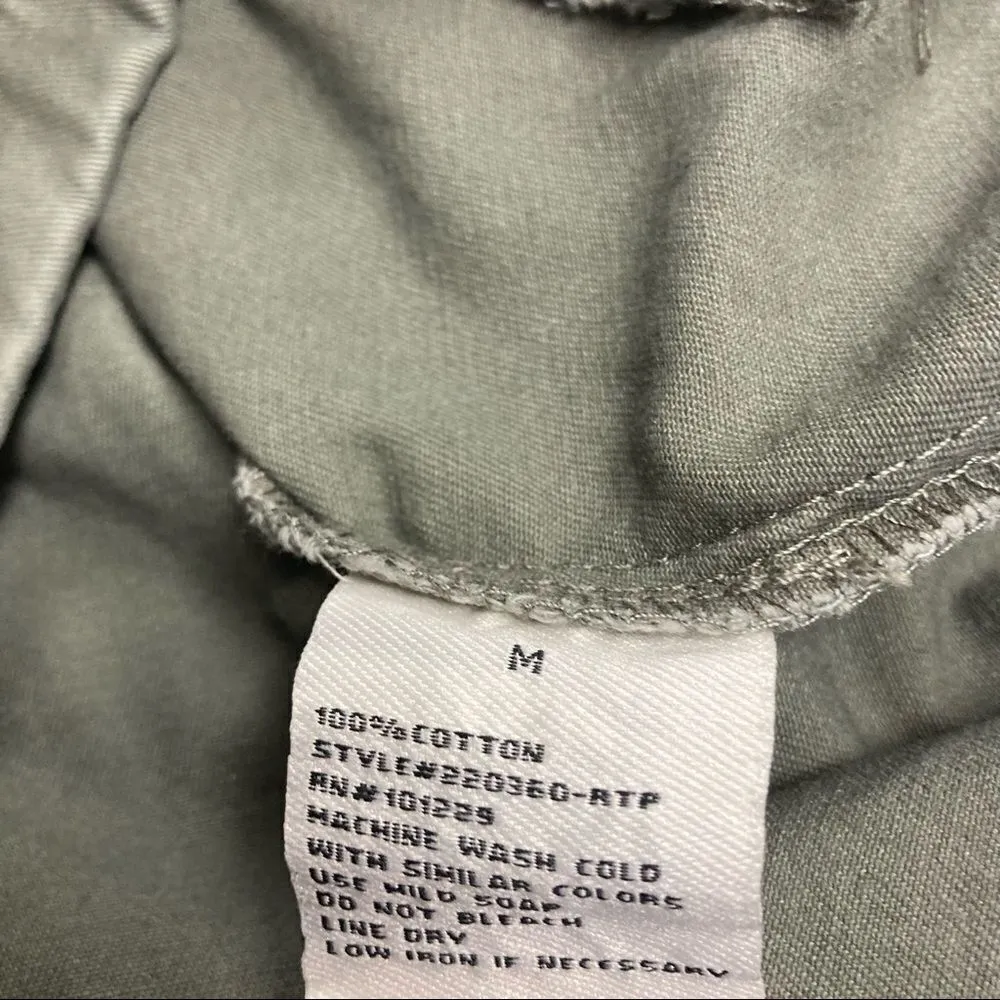 ASHLEY OUTERWEAR Women’s Army Green Vest Size Medium Zipper Closure - Image 9