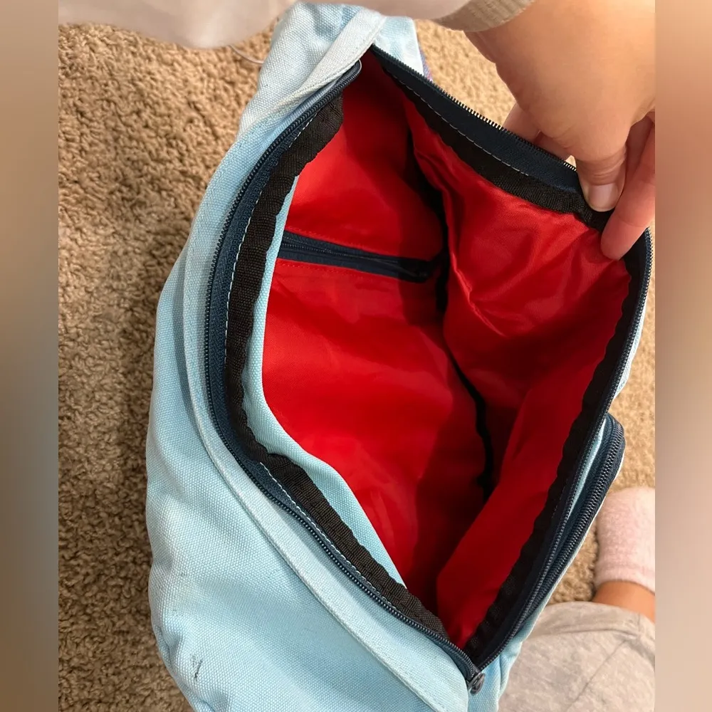 Kavu Rope Sling Bag Light Blue Crossbody Outdoor Hiking Bag - Image 4