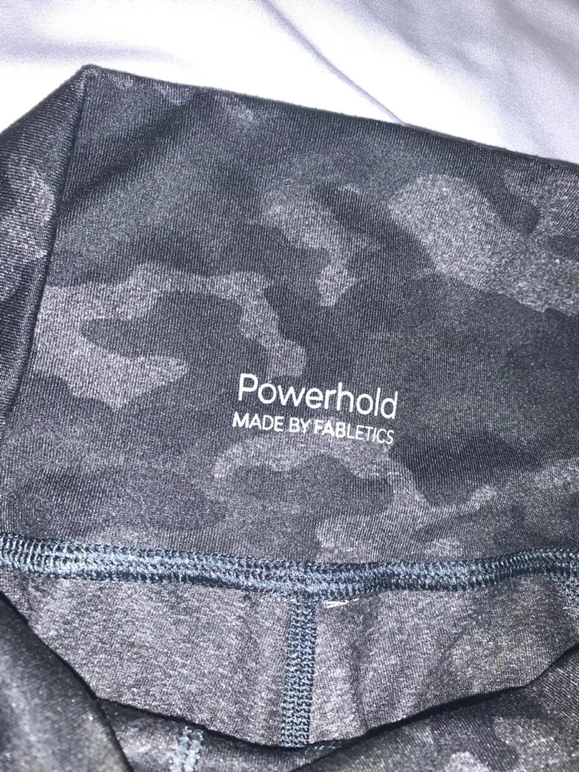 Fabletics Gray And Black Camo Leggings - Image 3