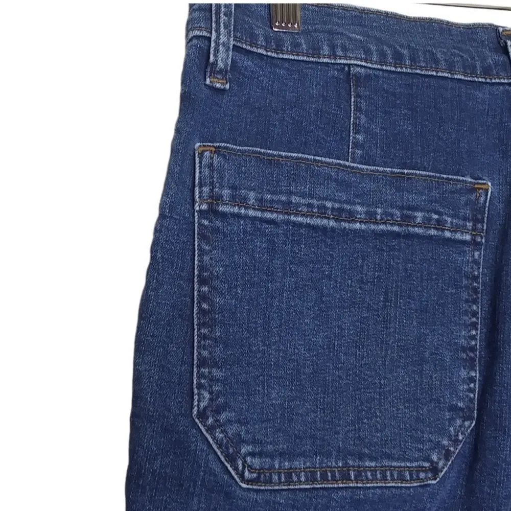 J. Crew NEW Wide Leg Denim Jeans High Rise Size 24 - Image 7