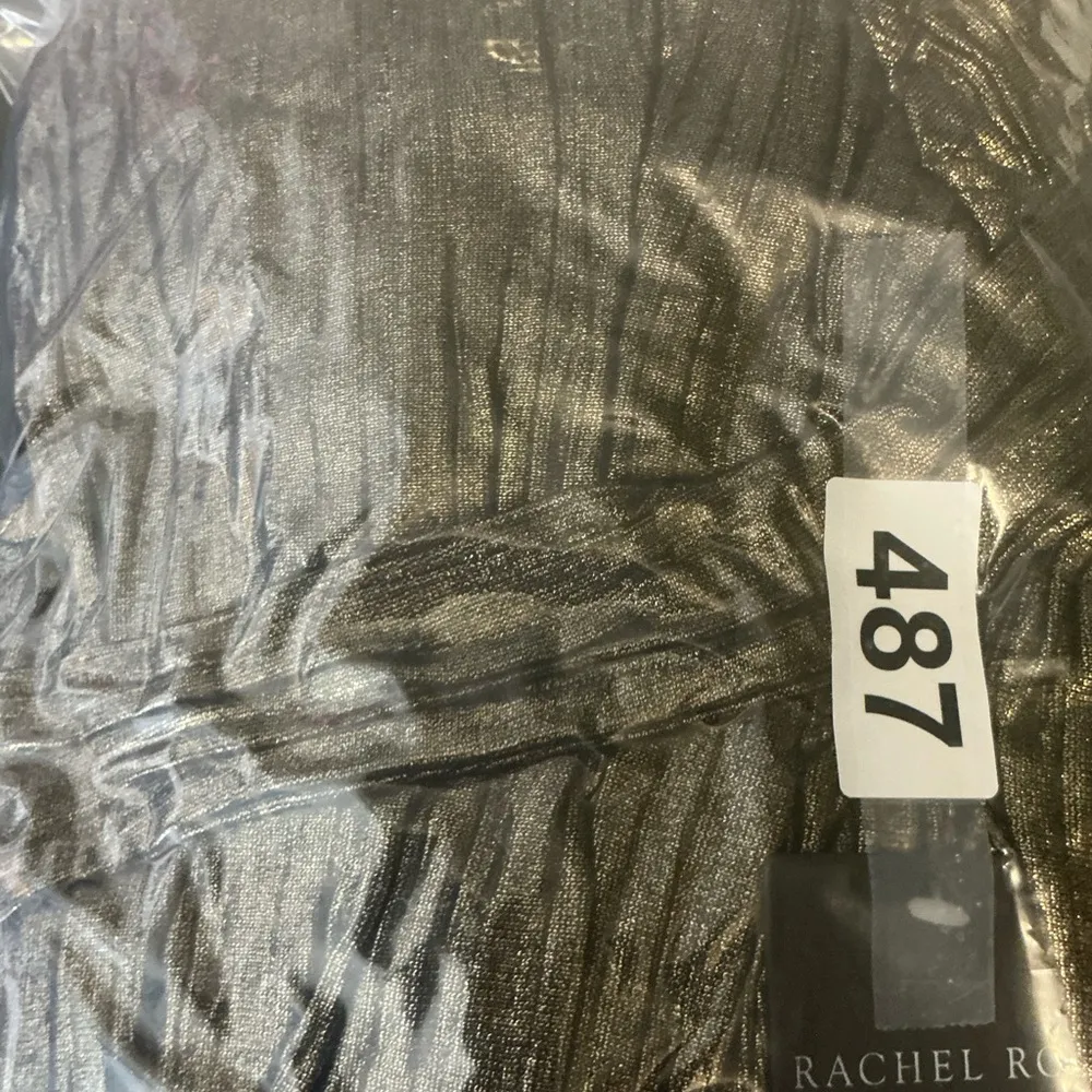 RACHEL ROY COLLECTION 
Gold Pleated Dress Wrap - Image 8