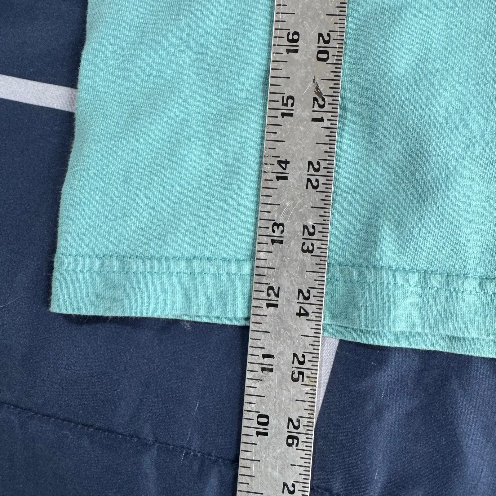 Simply Southern 100% Cotton Teal Long-Sleeve Shirt - Size S - Image 5