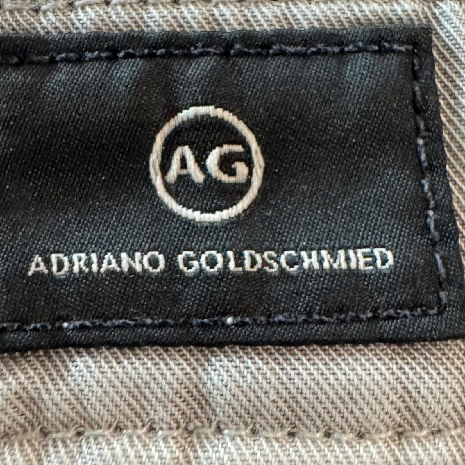 AG Adriano Goldschmied The Evan Relaxed Pleated Trousers Gray Women's Size 26R - Image 7