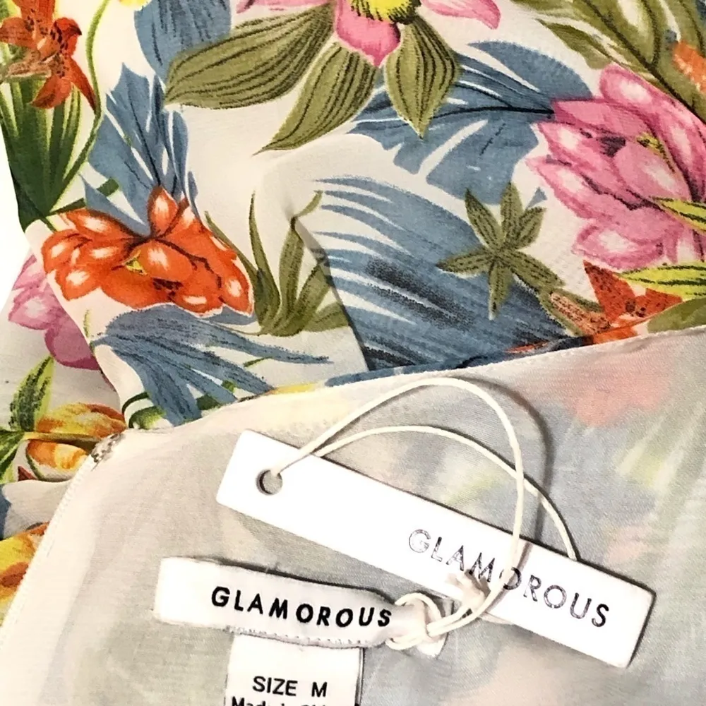 Glamorous  Floral Print Multi Color Romper - Image 2