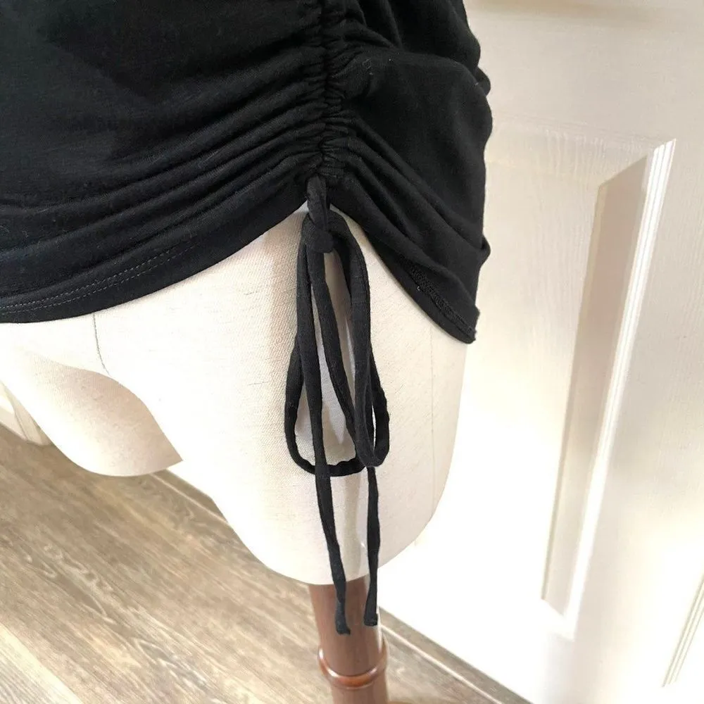 Maeve black side ruched short sleeved T Size XS - Image 10