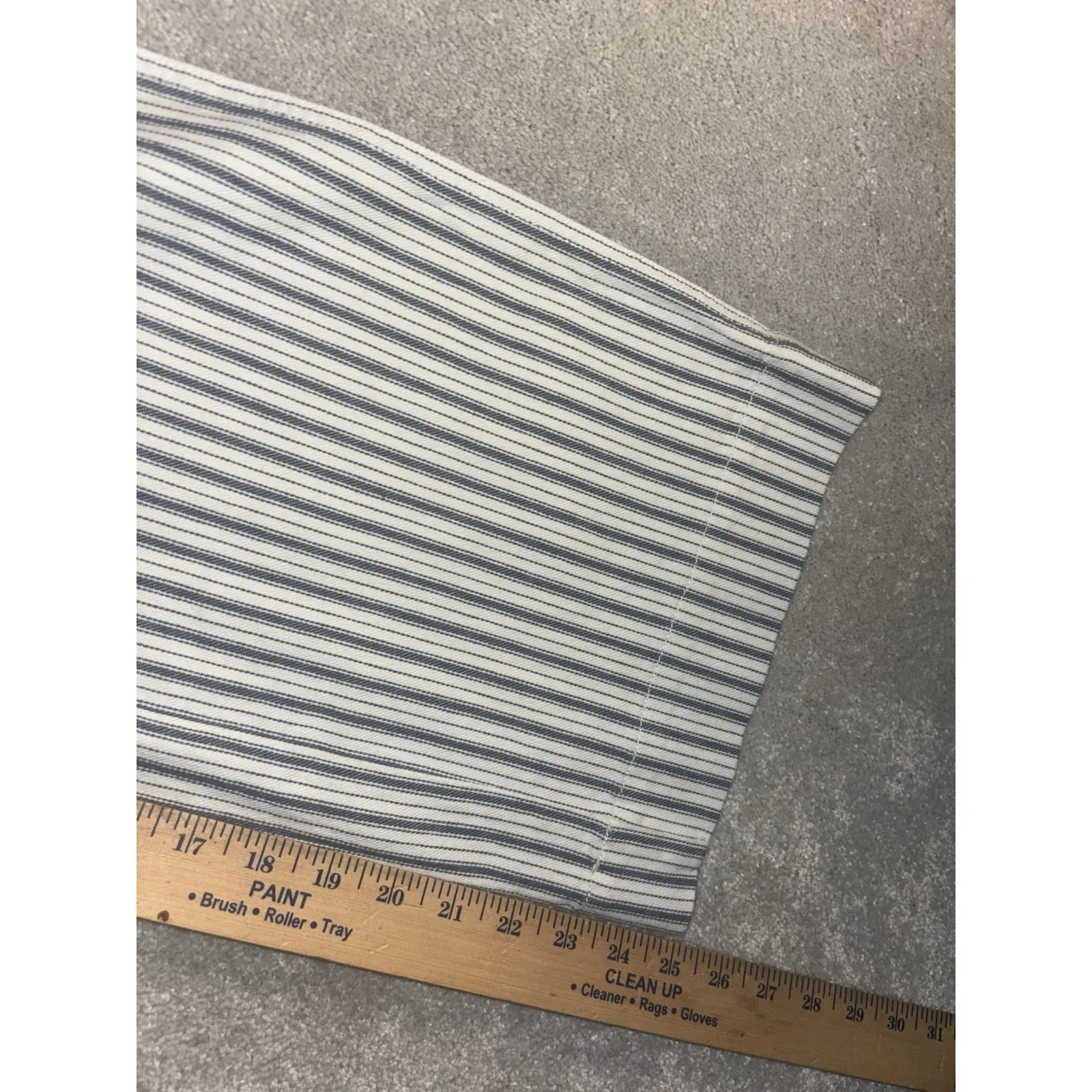 Madewell Emmett Wide-Leg Crop Pants in Herringbone Railroad Stripe Size 23‎ NEW - Image 14