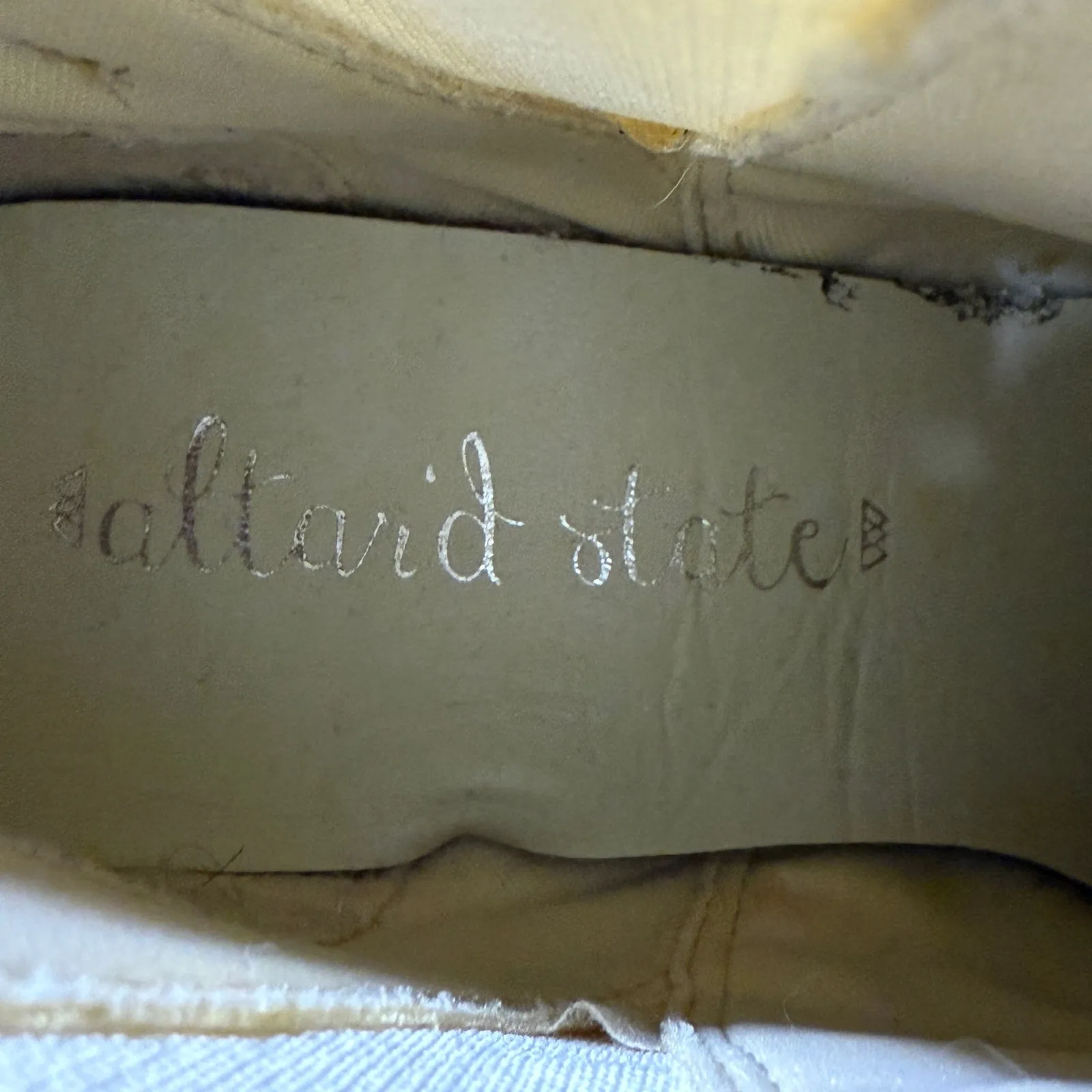 Altard State Cream Snake Embossed Block Heel Chelsea Boots Women's Size 8 M‎ - Image 7