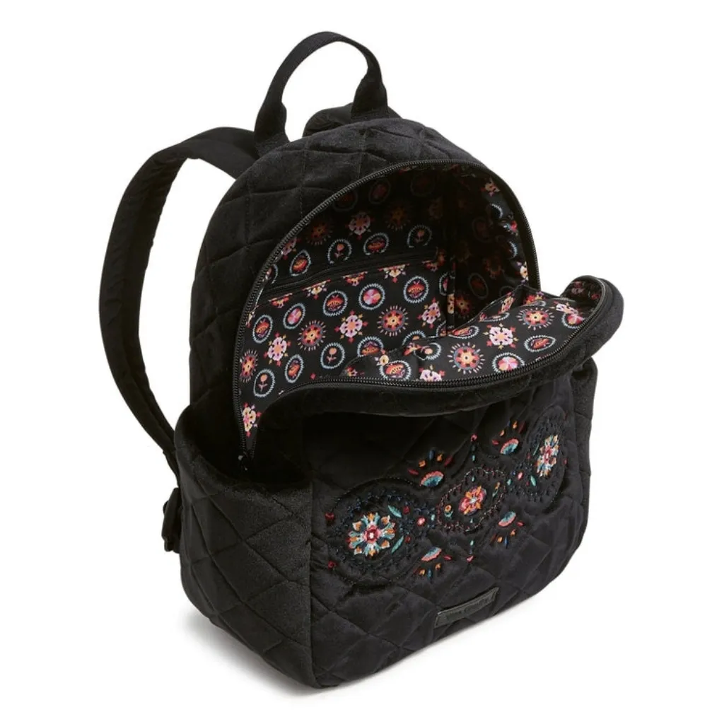 Vera Bradley Winter Ornaments Velvet Backpack - Image 2