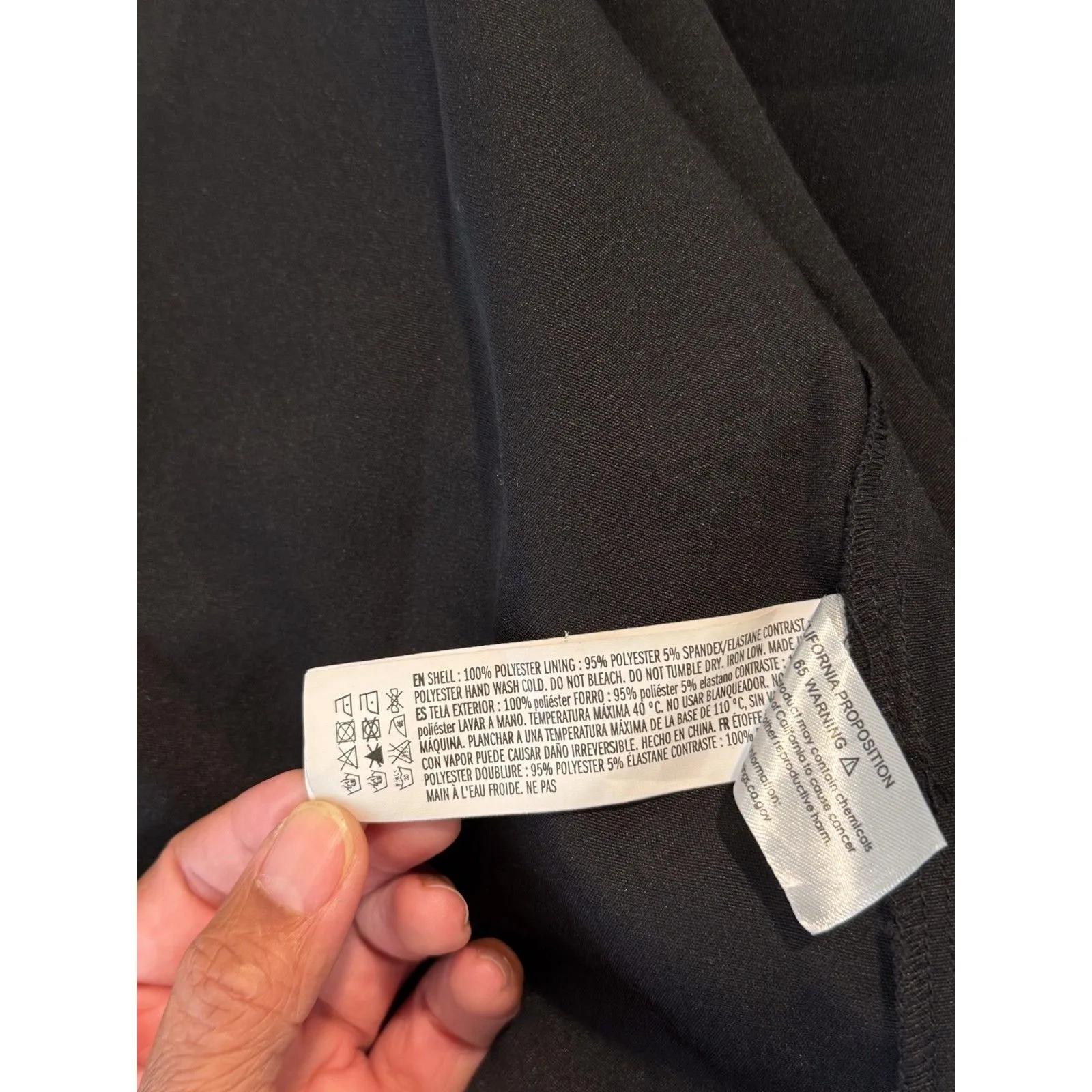 English Factory Dress Black Gridded Organza Tiered Maxi Puff Sleeve Fit Flare XS - Image 10