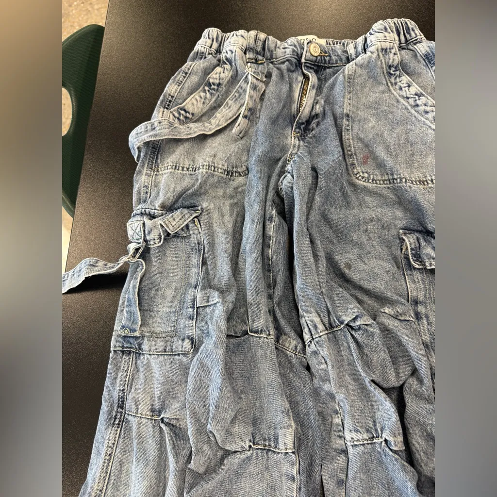 BDG Strappy Balloon Cargo Jean 90s/Y2K Grunge Punk Skater Wide Leg Sz 27 - Image 12