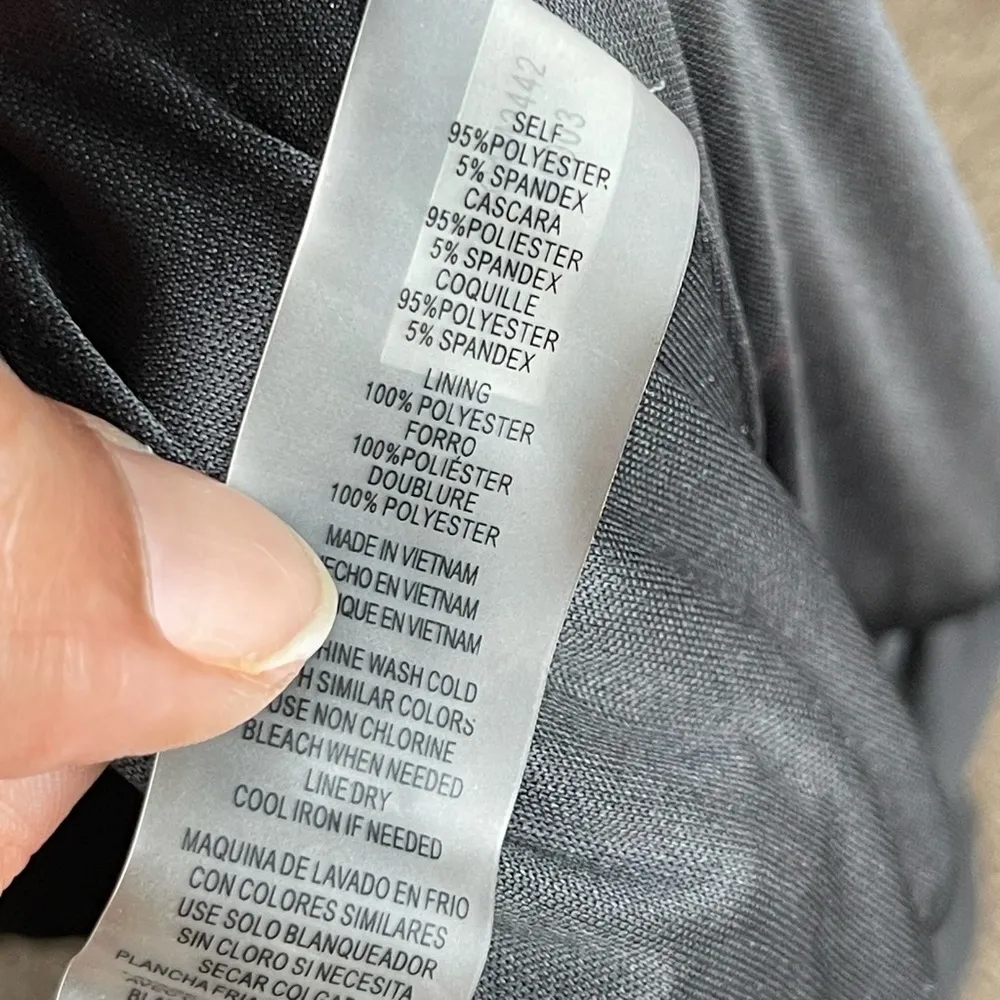 VINCE CAMUTO | Black Draped Neck Wide Leg Sleeveless Jumpsuit Sz S - Image 10