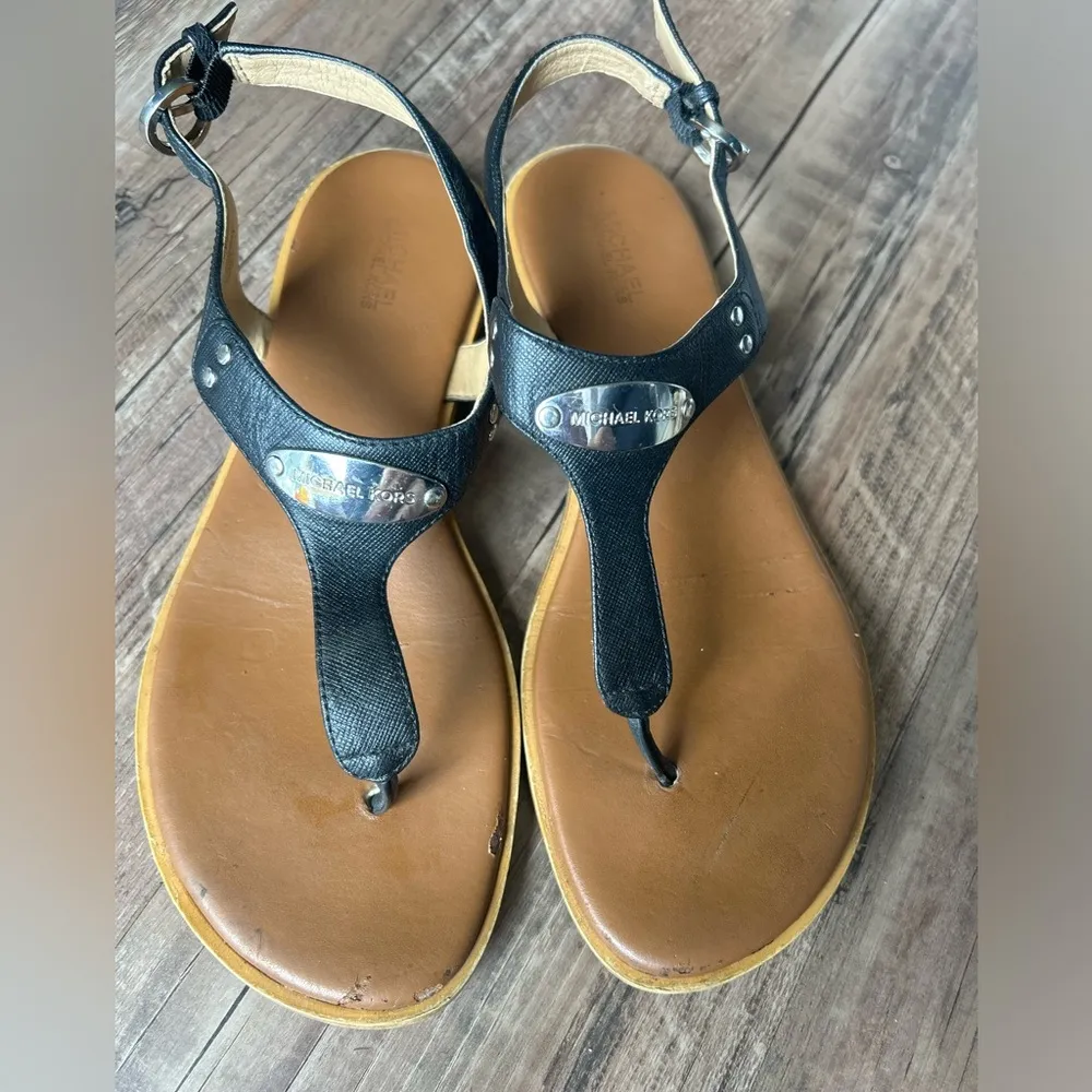 Michael Kors Leather Sandals - Women’s Size 8 - Image 7