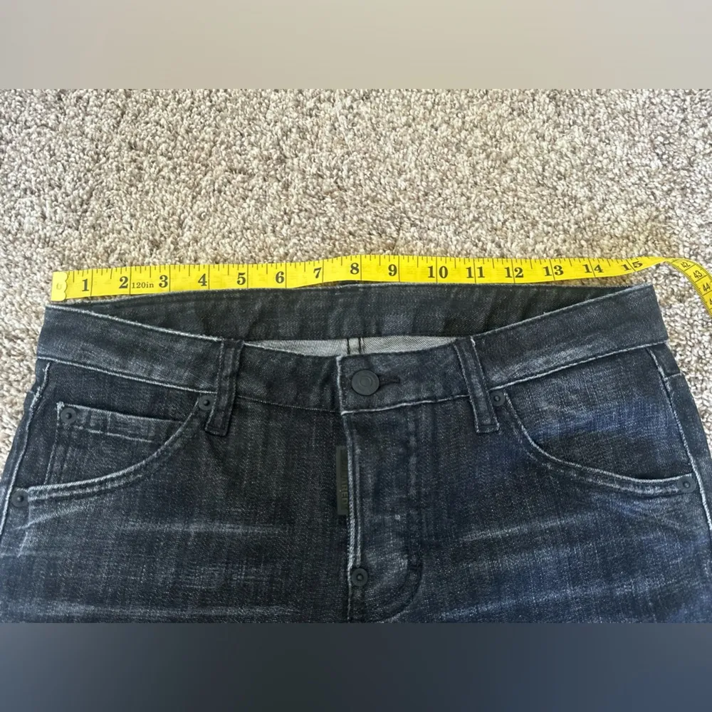 DSquared2 Black Ankle Crop Denim Jeans Distressed Black 28 - Image 6