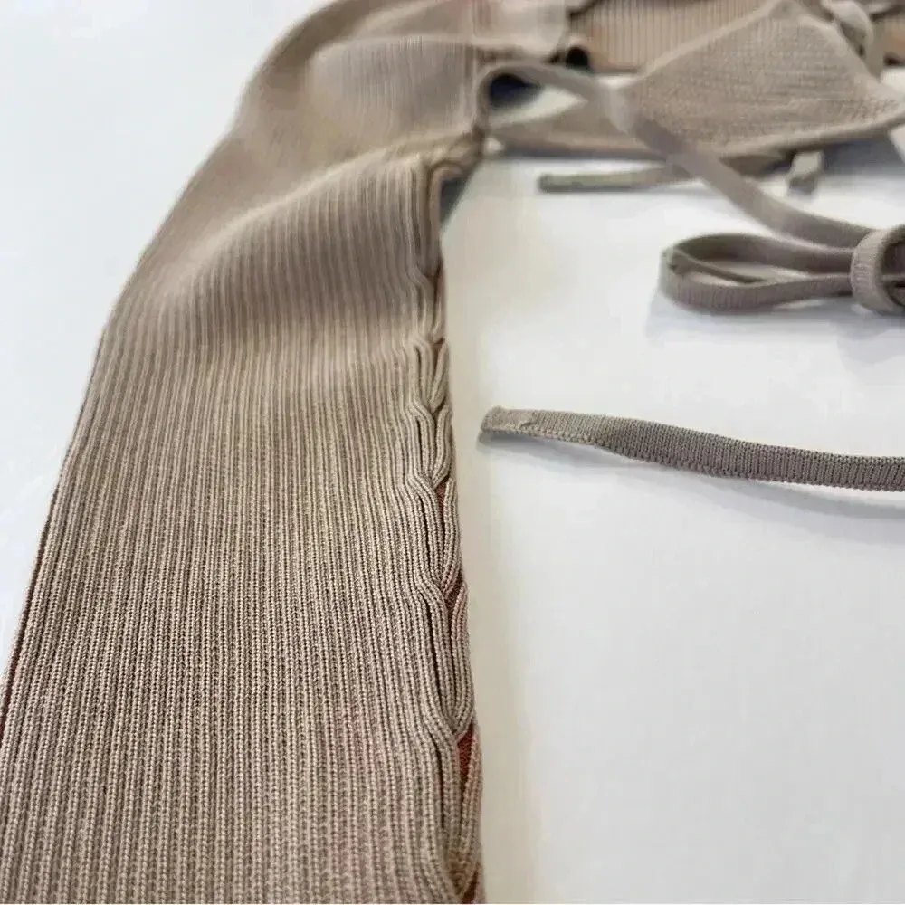 SER.O.YA Retrofête Dahlia Sweater Shrug Set Brown L NWT Size L - Image 9