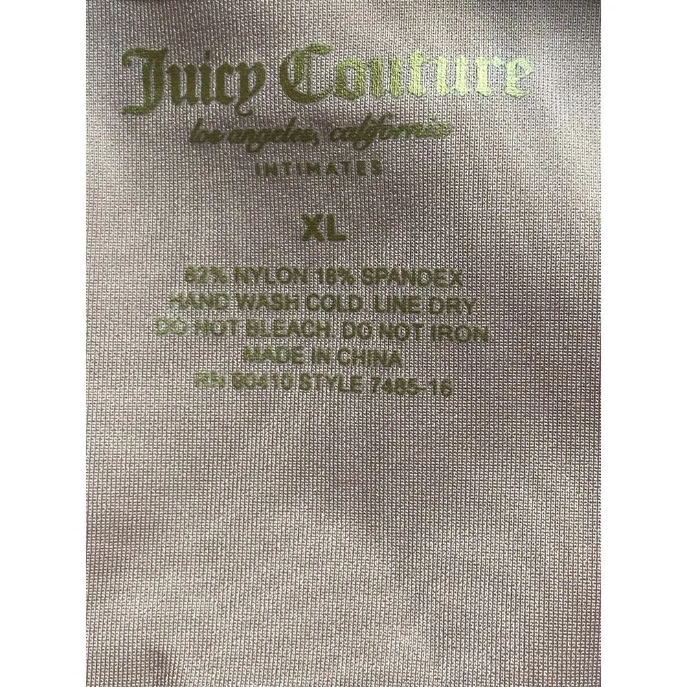 Juicy Couture Intimates Women's Size XL High Rise Shapewear Biker Shorts Tan - Image 4