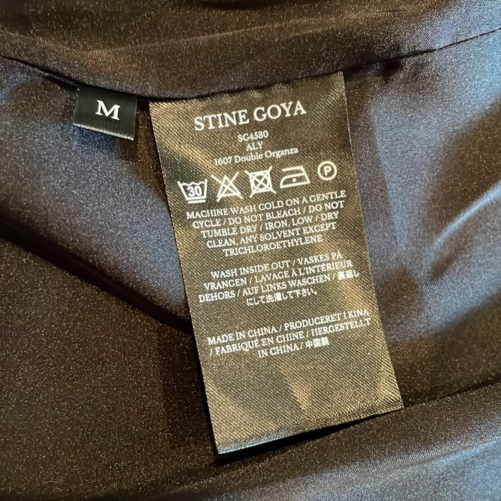 Stine Goya Aly Mini Daisy Dress Blue Size M - Image 5