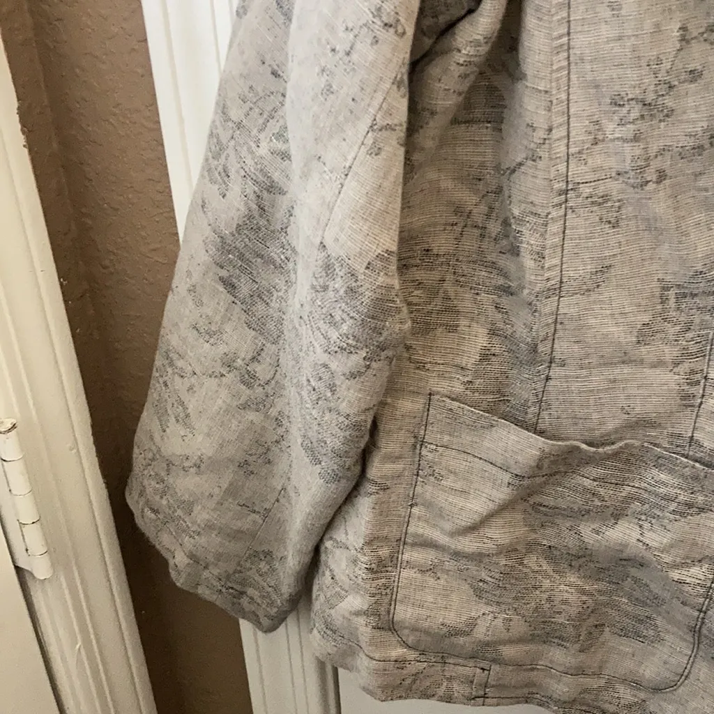 FINAL MARKDOWN Ladies’ Coldwater Creek Linen Blend Jacket (14) - Image 2