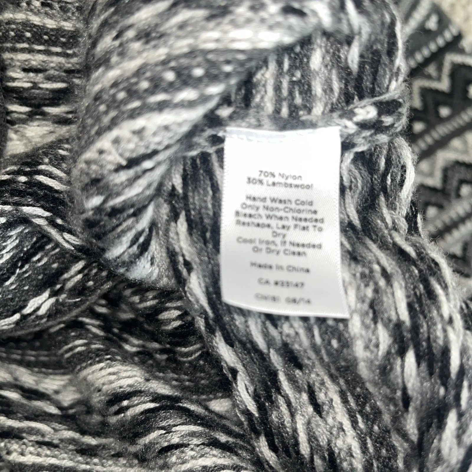 Talbots Women’s Grandmacore Lambswool Blend Beaded Cardigan Sweater Size Small - Image 7