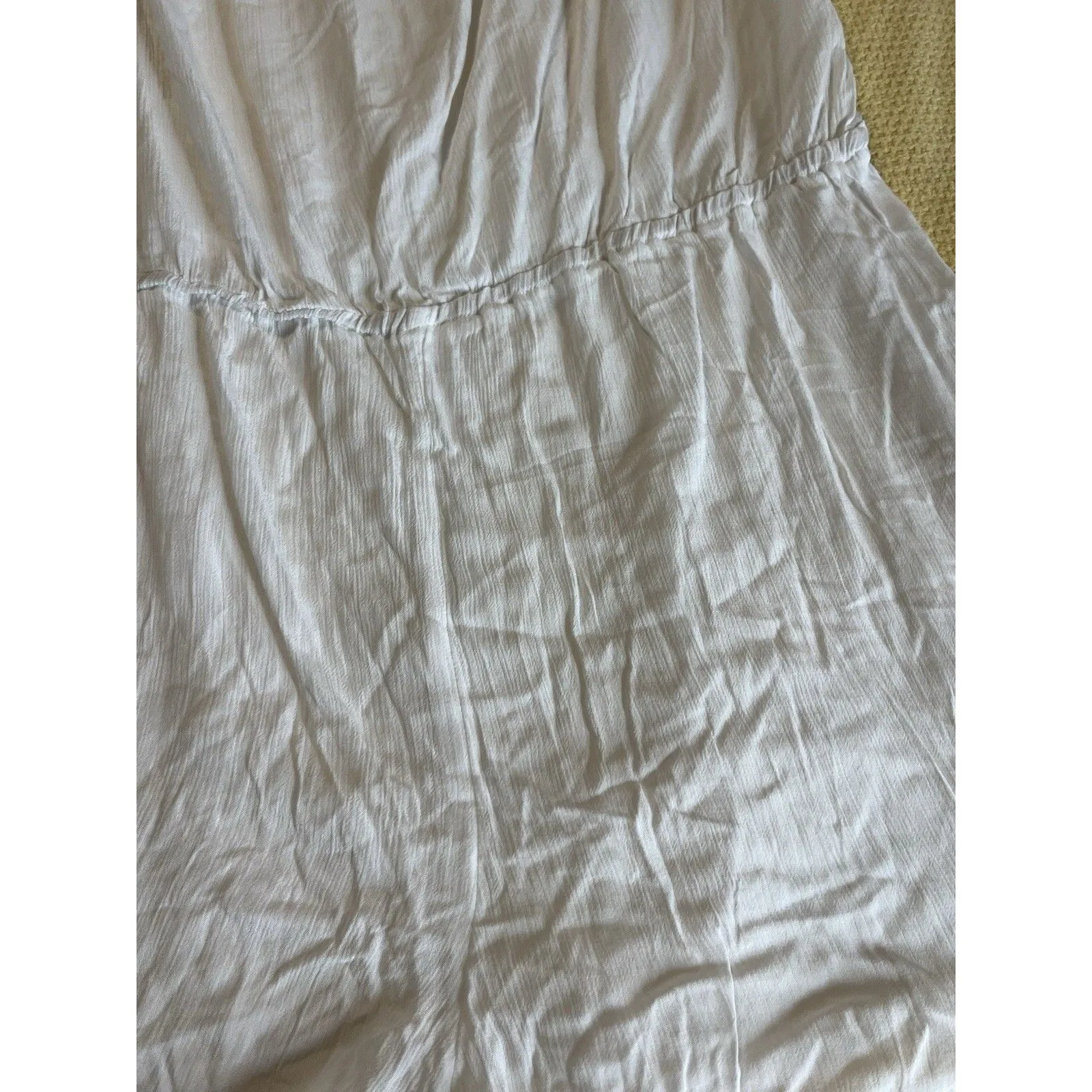 NWT Kona Sol Women's Off the Shoulder Swim Cover Up Romper White Size XL - Image 4