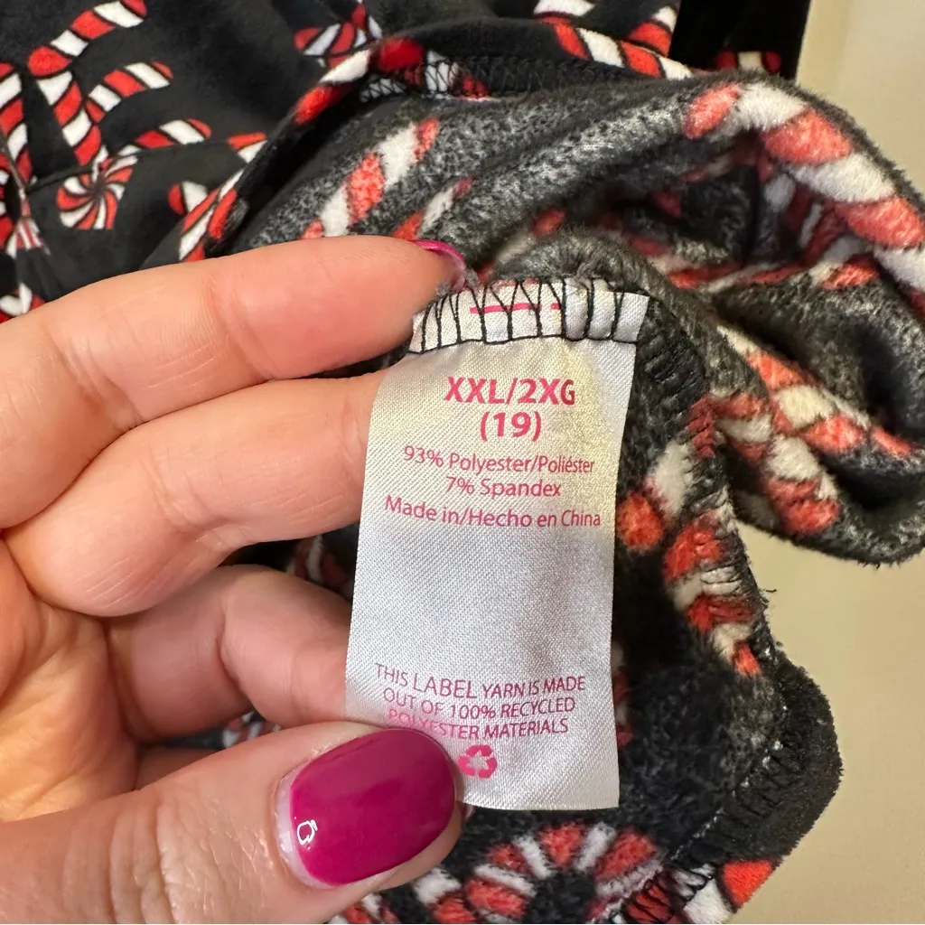 no boundaries christmas candy cane love sweatshirt size xxl juniors - Image 5