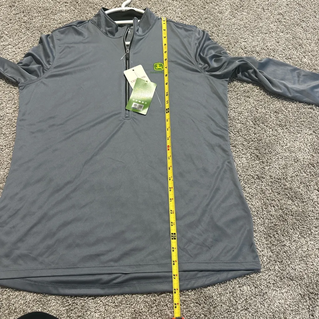 John Deere Gray Women’s Long Sleeve Shirt - Image 5