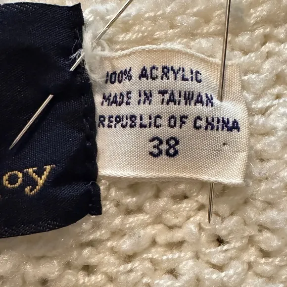 Vintage embroidered sweater vest‎ floral feminine minimalist basic Red Size M - Image 3