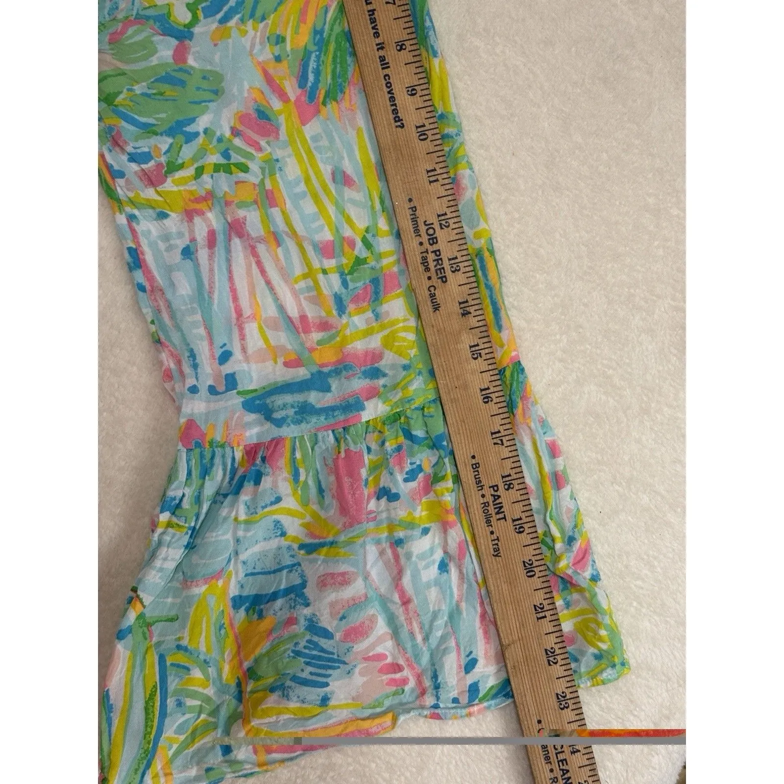 Lilly Pulitzer Linzy Tassel Top Women’s Size M Sea Salt And Sun Colorful Knit - Image 11