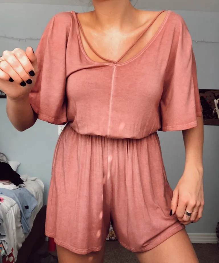 American Eagle Outfitters Pink Romper - Image 2