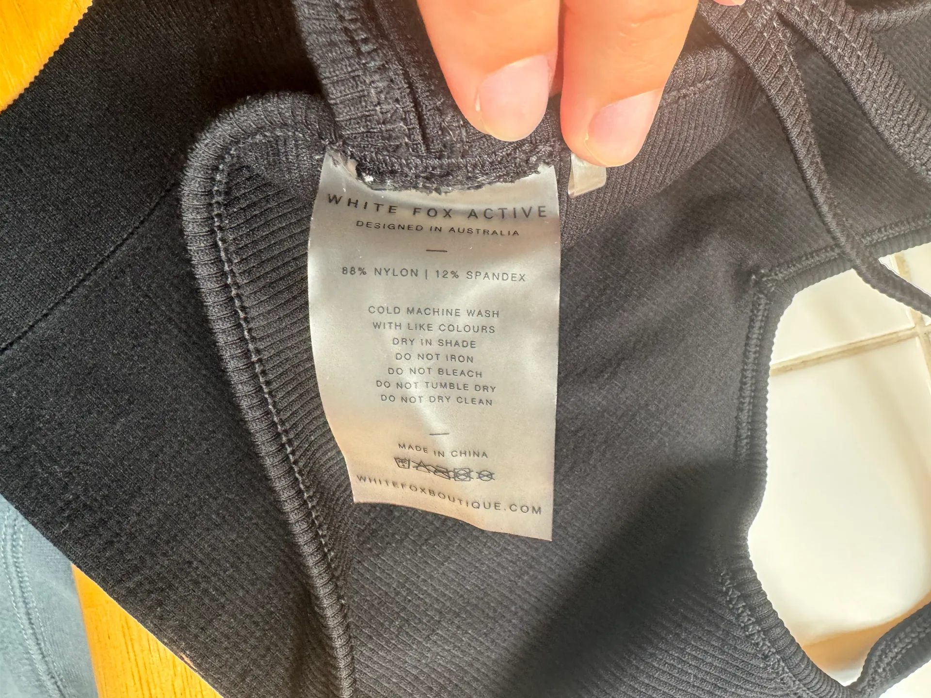 White Fox Athletic Top - Image 3