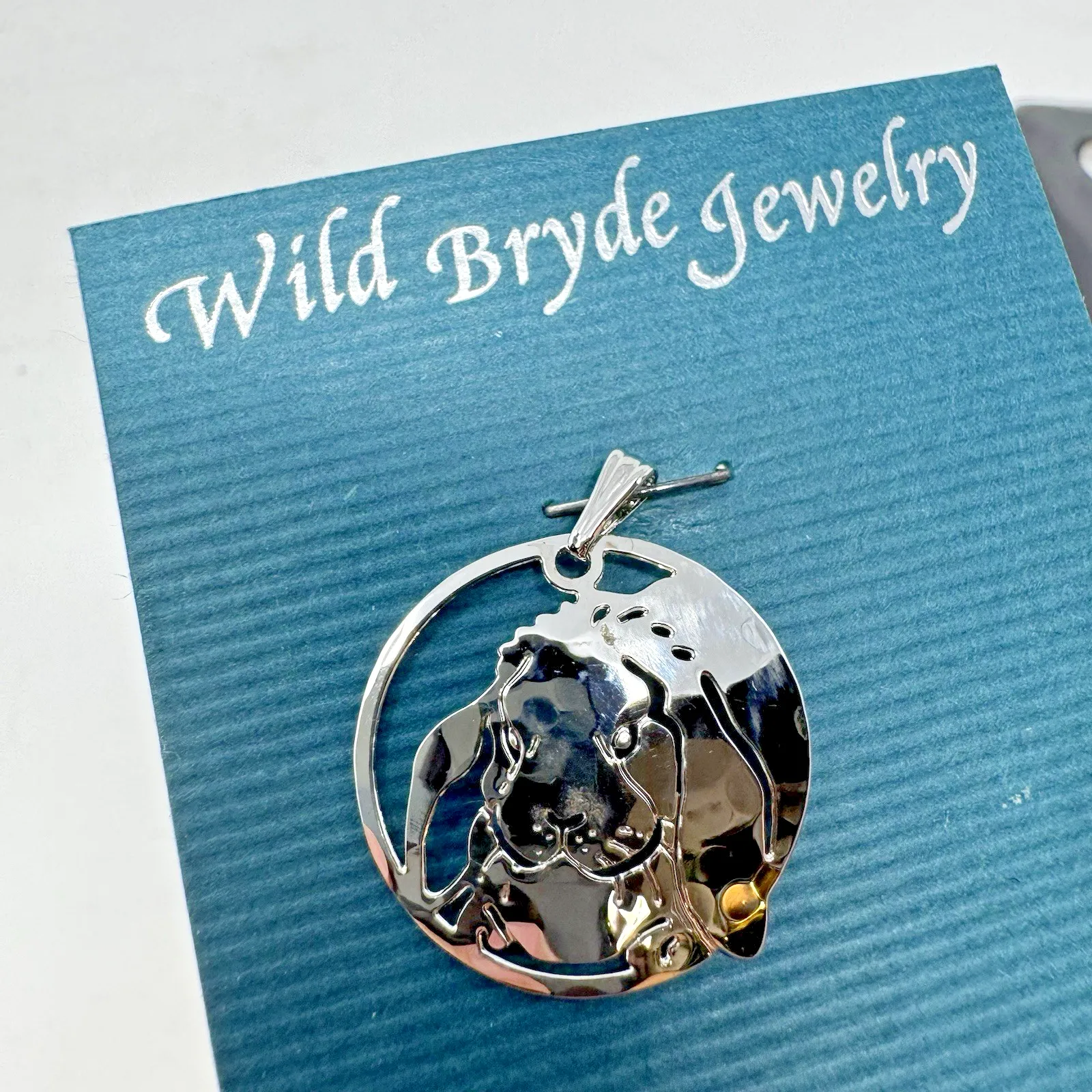 Wild Bryde Jewelry Silver Tone Dog Pendant Charm .75” Mini Animal Necklace - Image 7